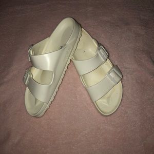 White Rubber Birks